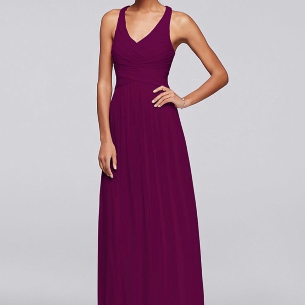David’s bridal sangria bridesmaid dress